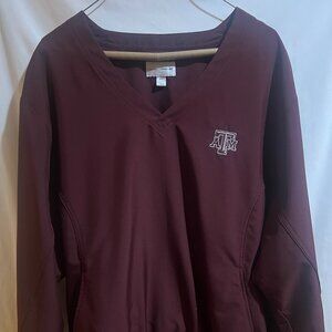 Texas A&M Cutter & Buck CB WeatherTec Pullover Size M Used Good Condition $40